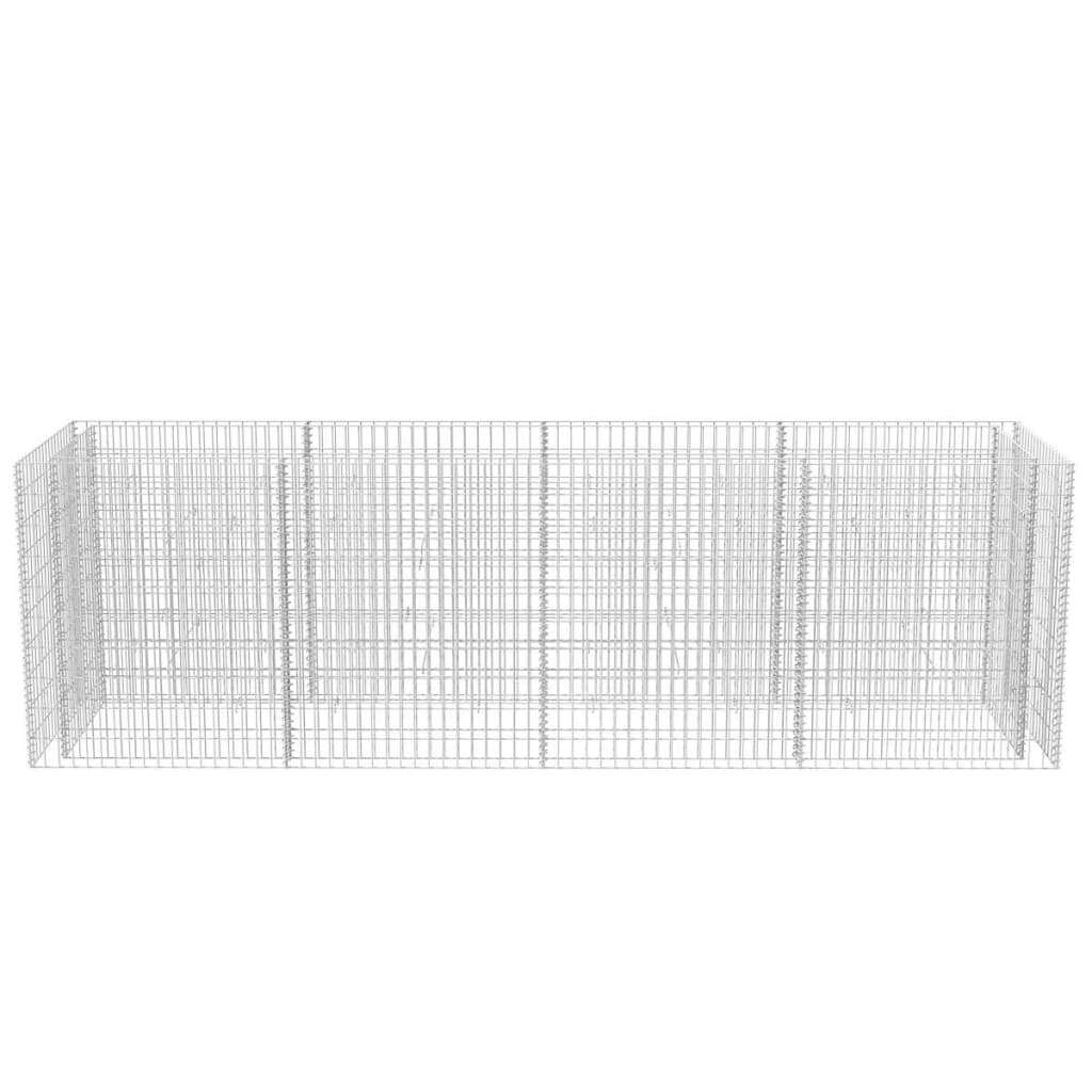 Gabion Raised Bed Steel 360x90x100 cm