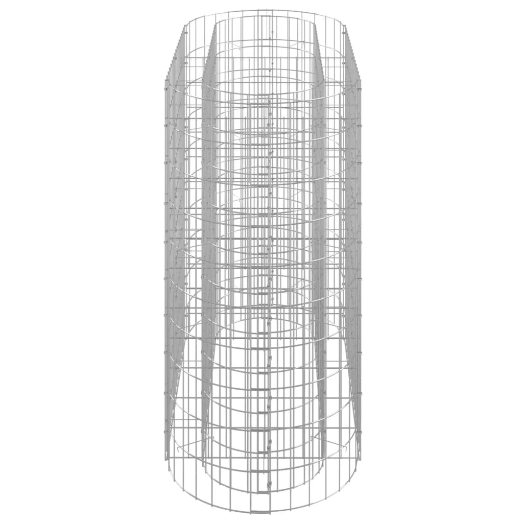 Gabion Raised Bed Galvanised Iron 120x50x100 cm