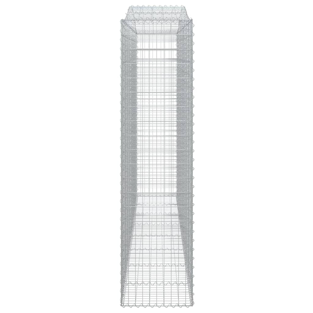 Arched Gabion Basket 400x50x200/220 cm Galvanised Iron