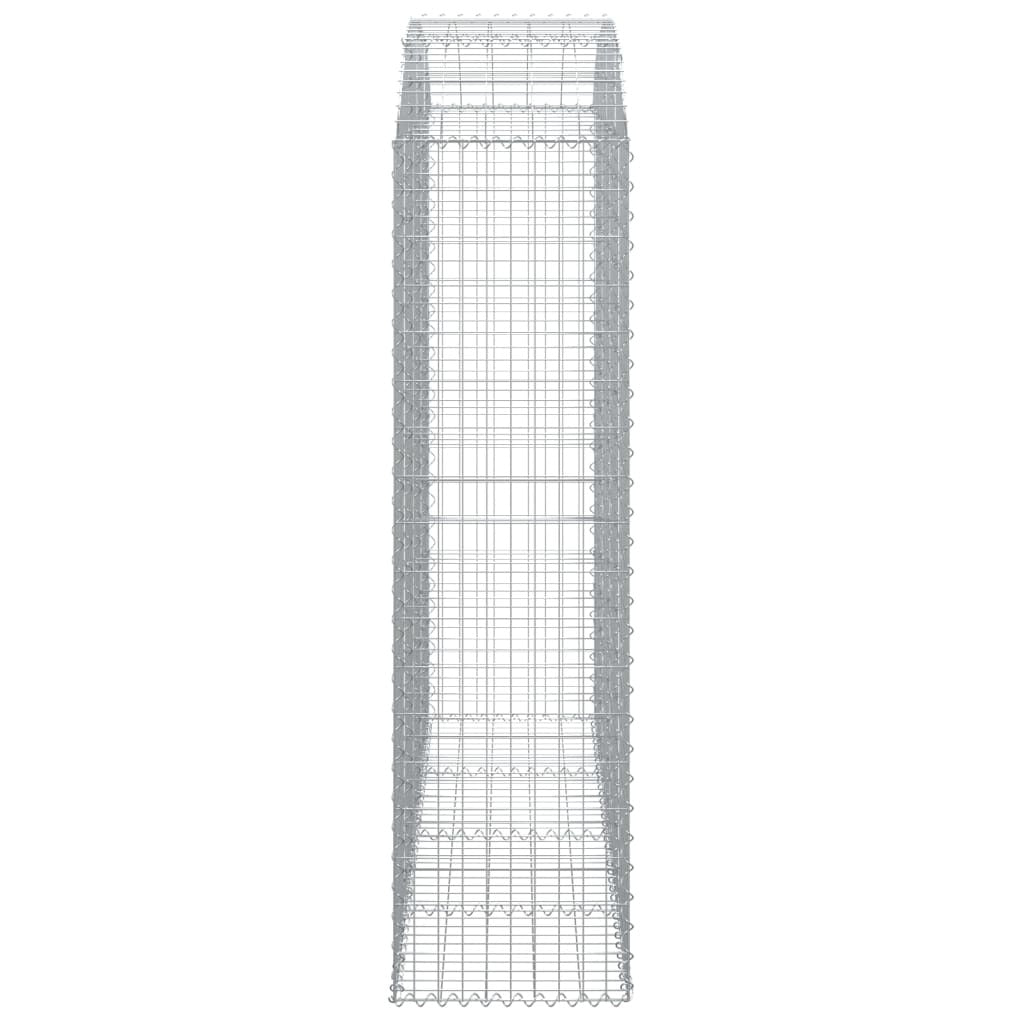 Arched Gabion Basket 200x50x180/200 cm Galvanised Iron
