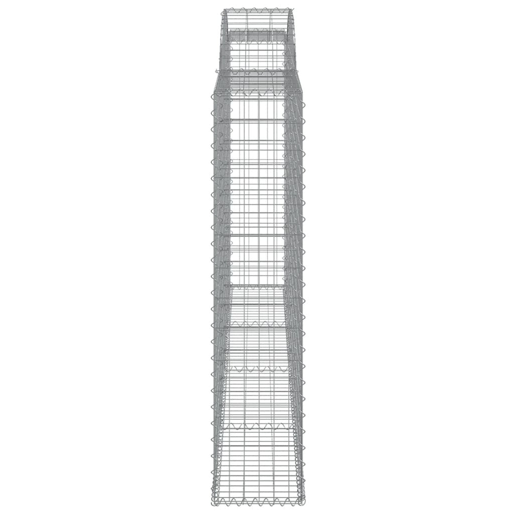Arched Gabion Basket 300x30x140/160 cm Galvanised Iron
