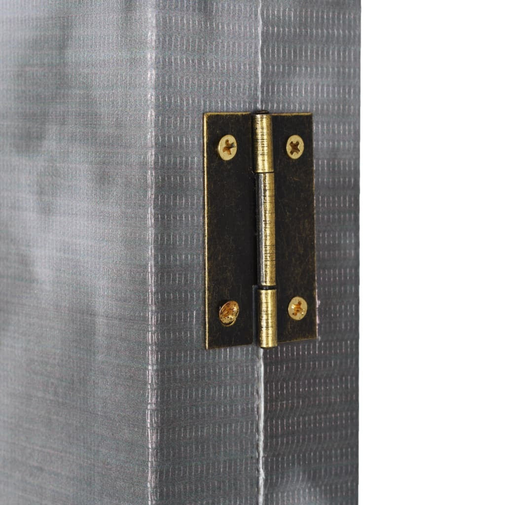 Folding Room Divider 228x170 cm London Bus Black and White