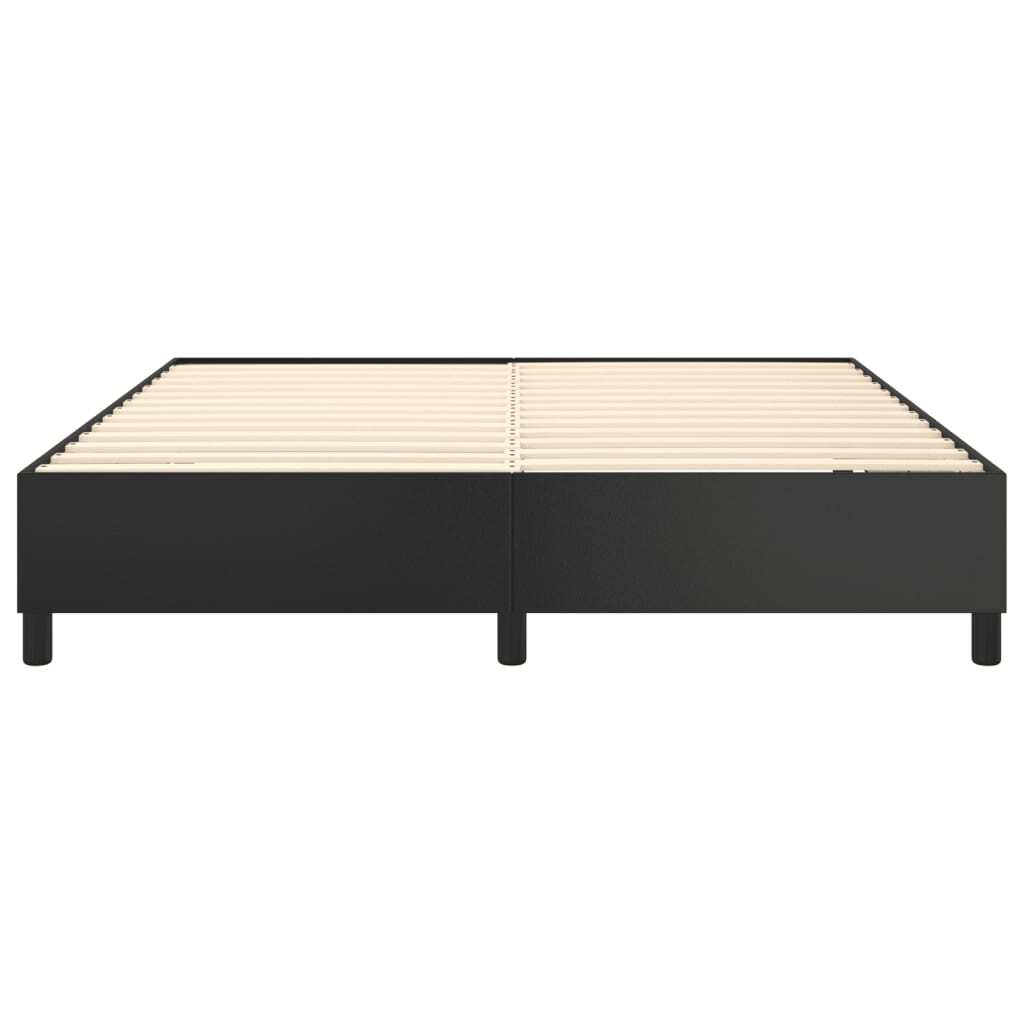 Bed Frame without Mattress Black Super King Faux Leather (UK/IE/FI/NO only)