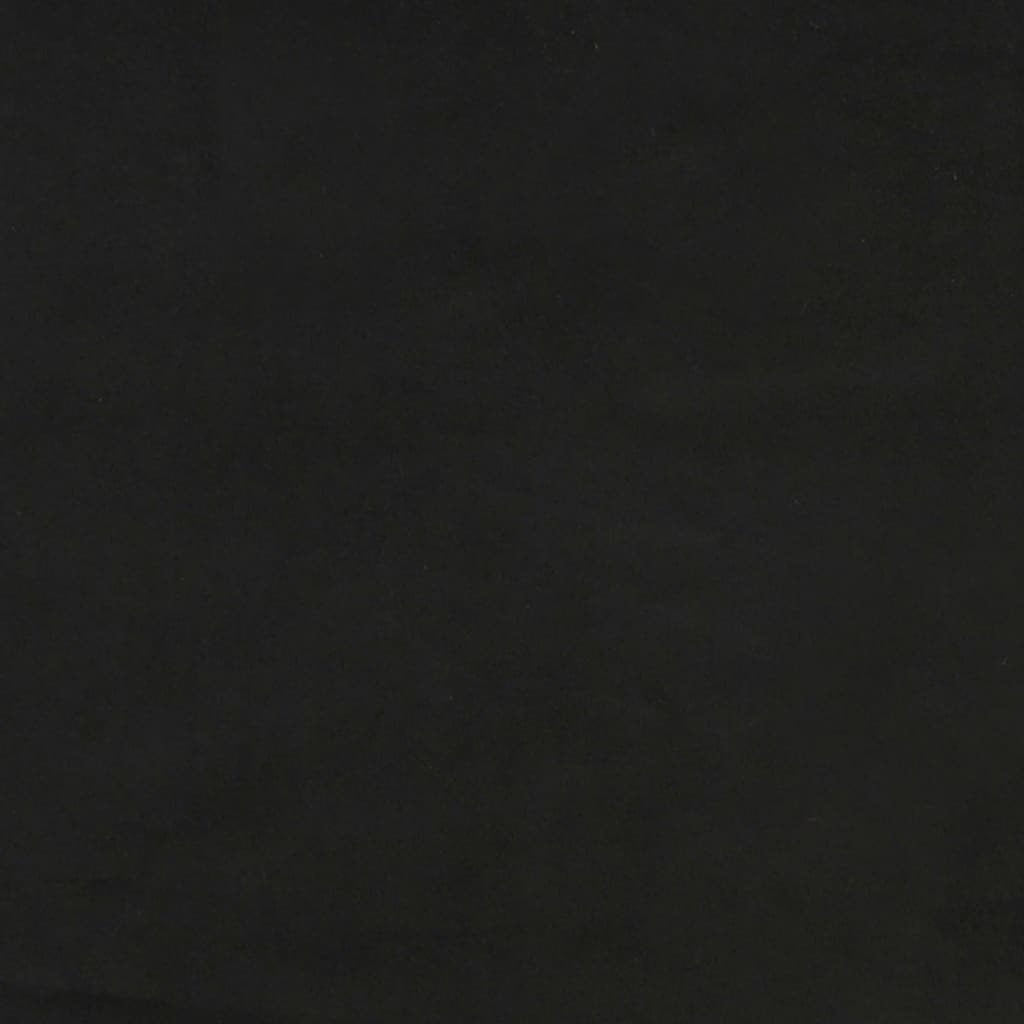 Bed Frame without Mattress Black Super King Velvet (UK/IE/FI/NO only)