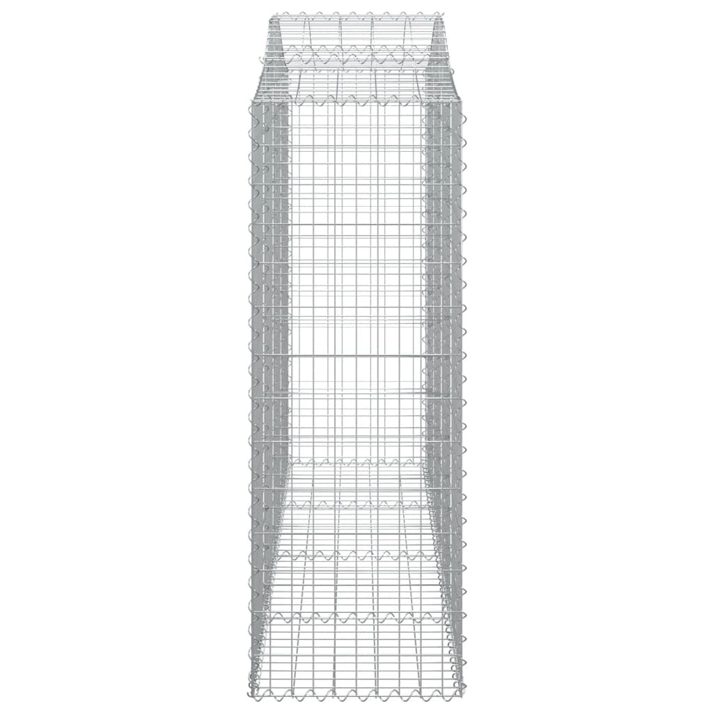 Arched Gabion Baskets 20 pcs 200x50x140/160 cm Galvanised Iron
