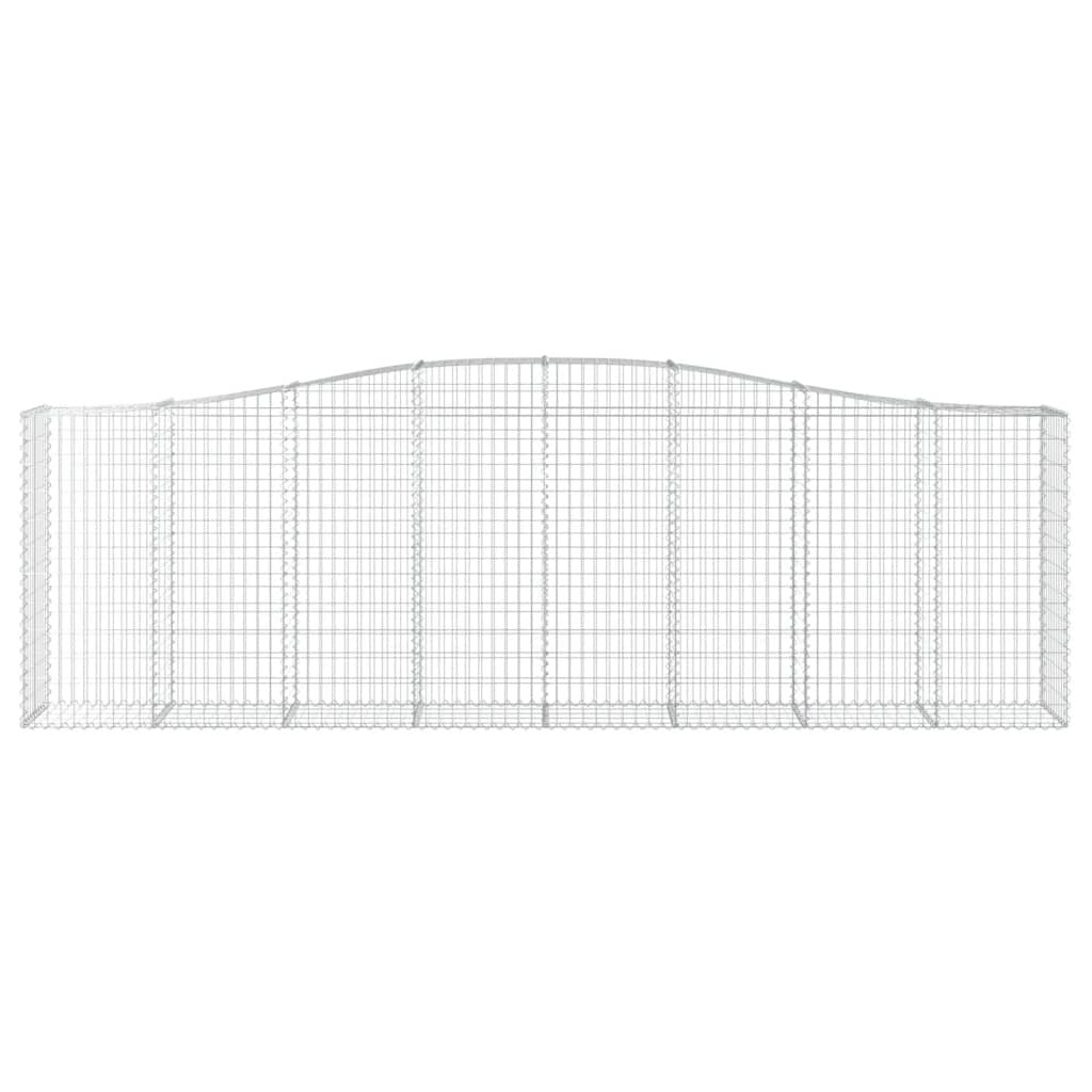 Arched Gabion Baskets 20 pcs 400x50x120/140 cm Galvanised Iron