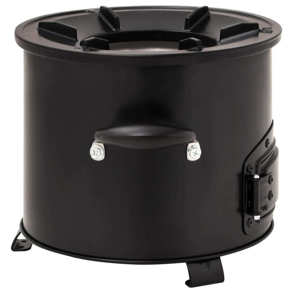 Camping Wood Stove Black 36x26x22.5 cm Metal
