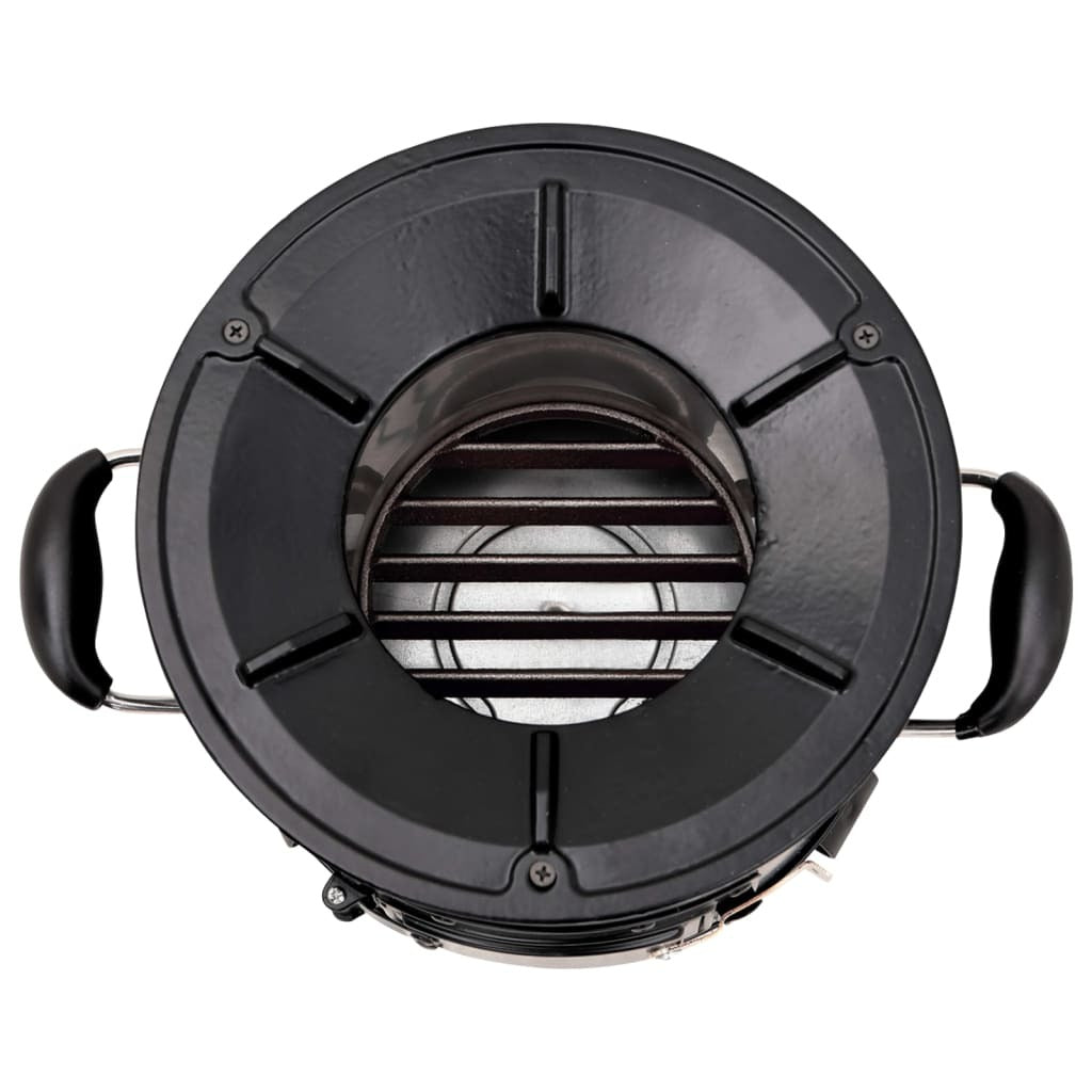 Camping Wood Stove Black 36x26x22.5 cm Metal
