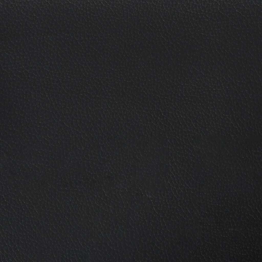 Bed Frame without Mattress Black and White 90x200 cm Faux Leather