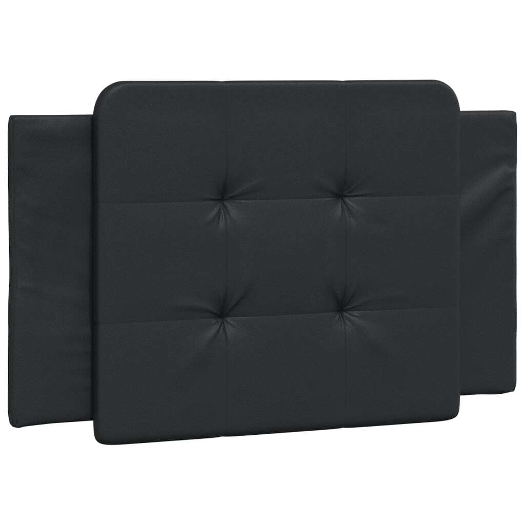 Bed Frame without Mattress Black 100x200 cm Faux Leather