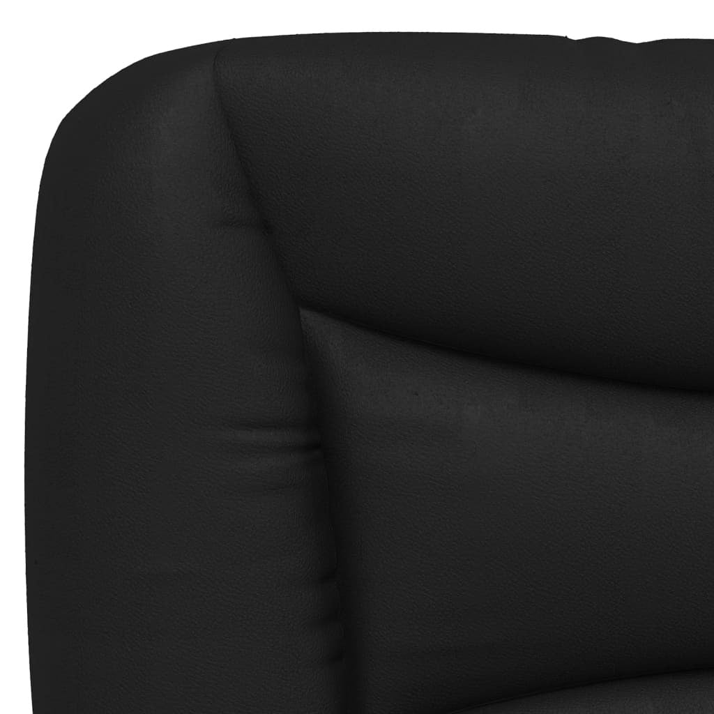 Bed Frame with LED without Mattress Black 90x200 cm