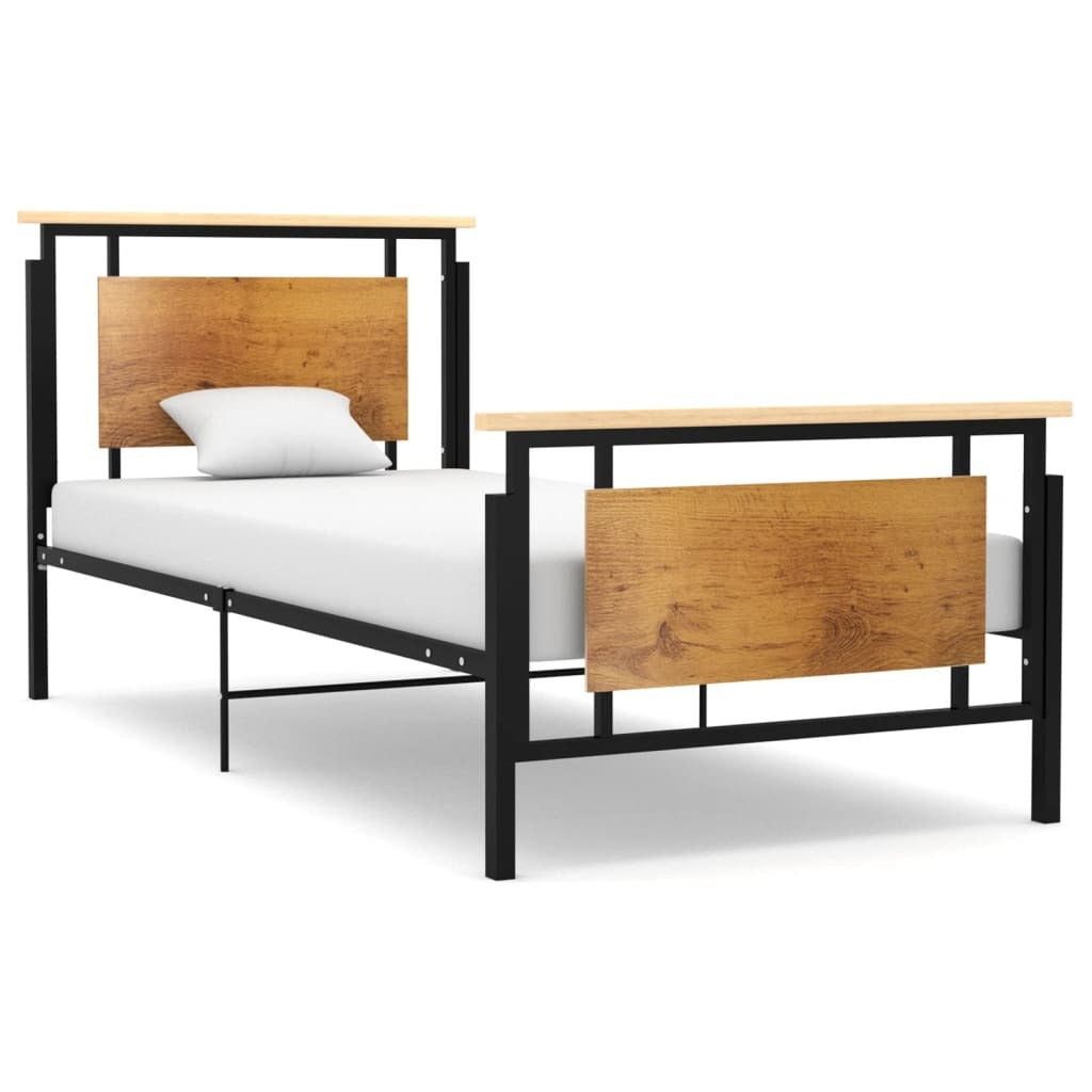 Bed Frame without Mattress Metal 90x200 cm
