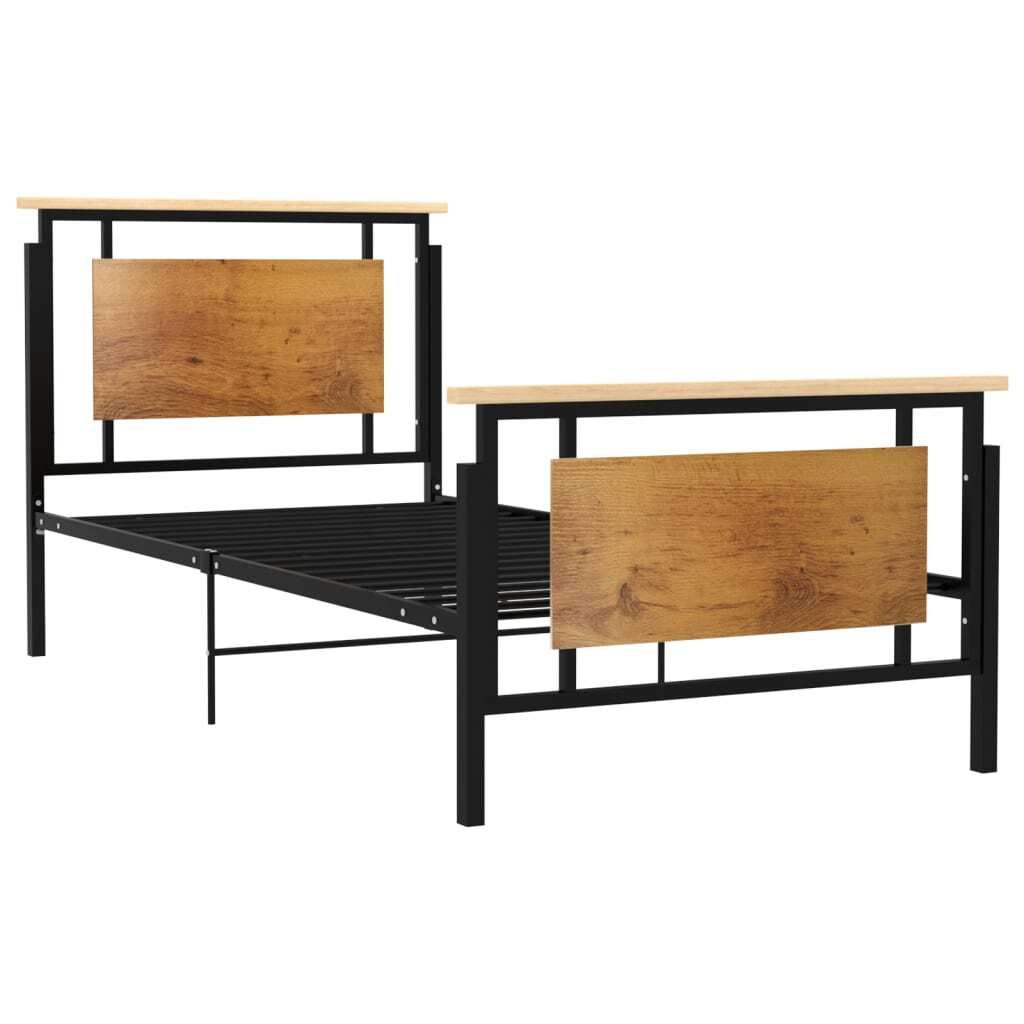 Bed Frame without Mattress Metal 90x200 cm
