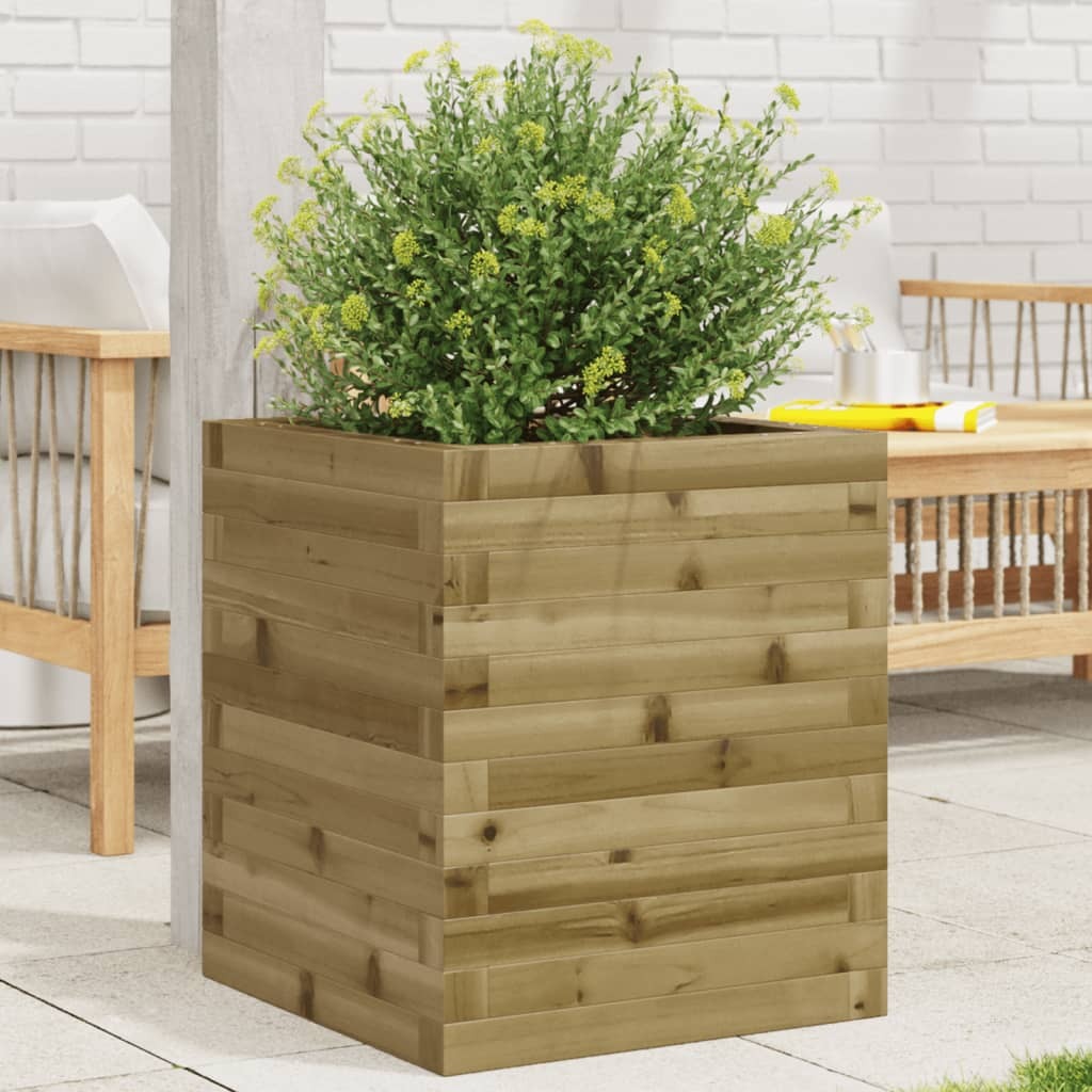 Garden Planter 40x40x46 cm Impregnated Wood Pine