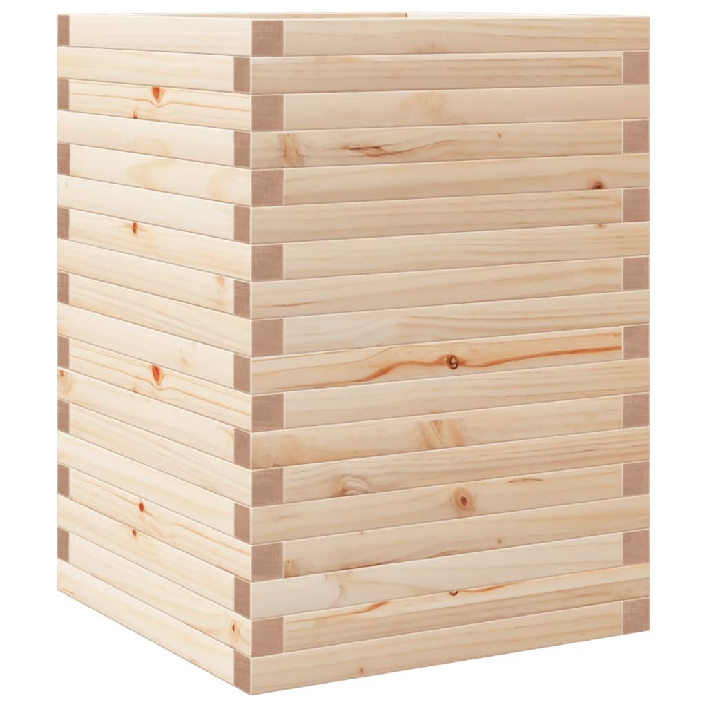 Garden Planter 50x50x68.5 cm Solid Wood Pine