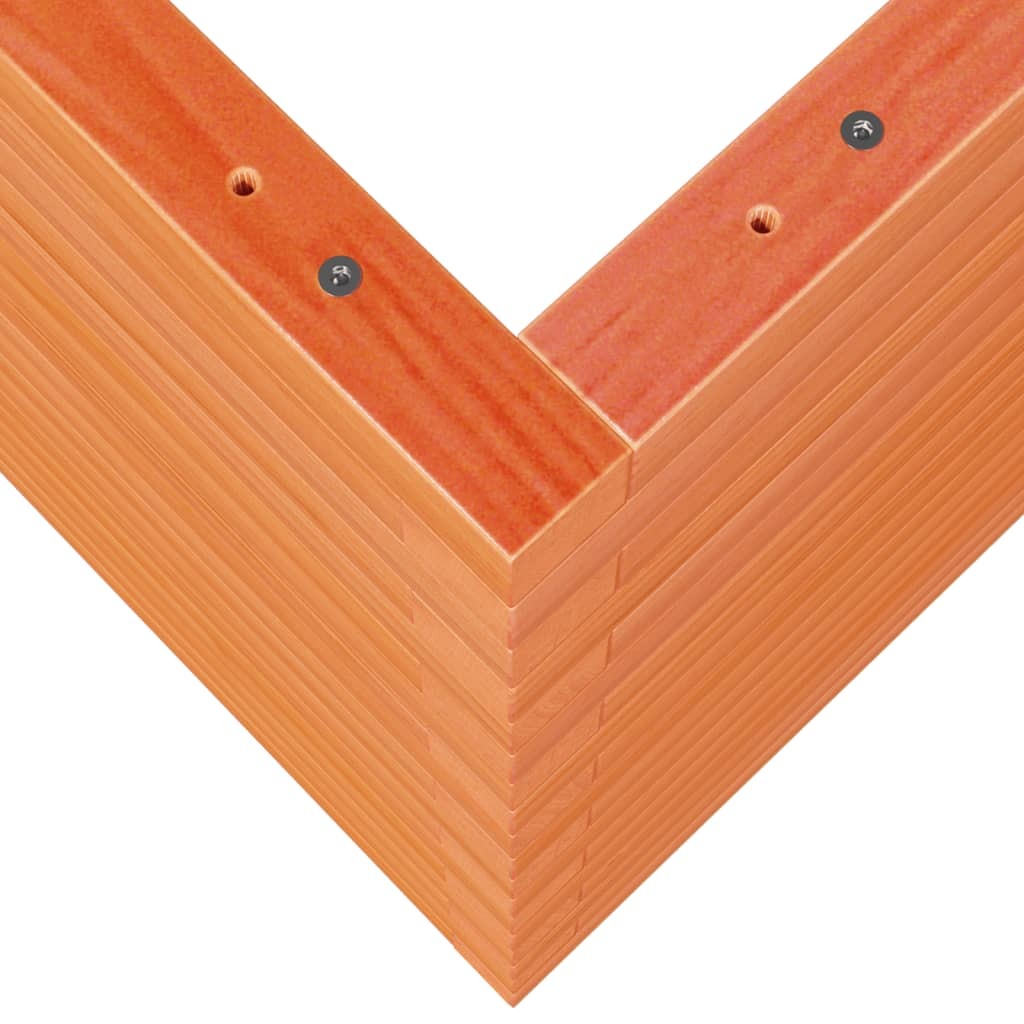 Garden Planter Wax Brown 50x50x68.5 cm Solid Wood Pine