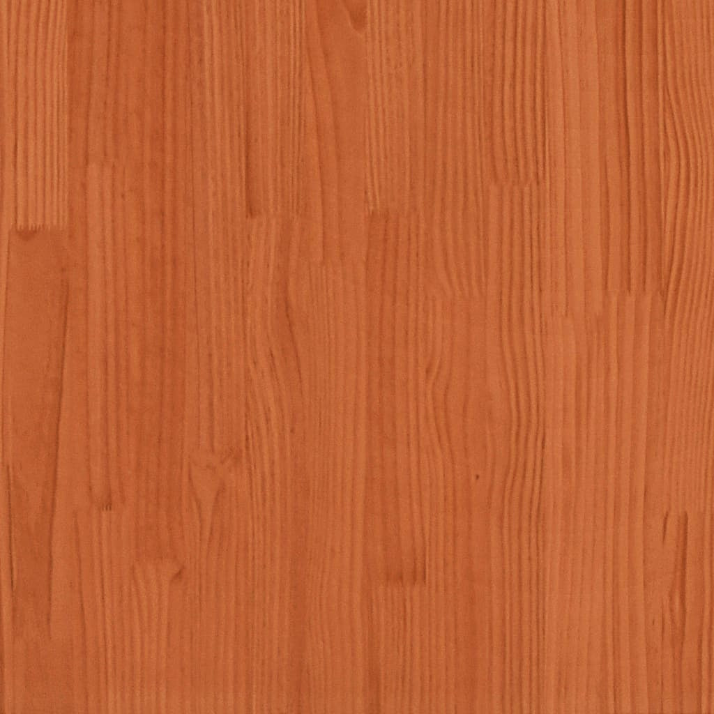 Garden Planter Wax Brown 50x50x68.5 cm Solid Wood Pine