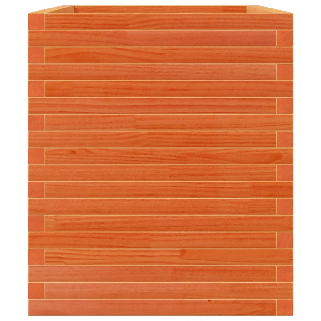 Garden Planter Wax Brown 90x60x68.5 cm Solid Wood Pine