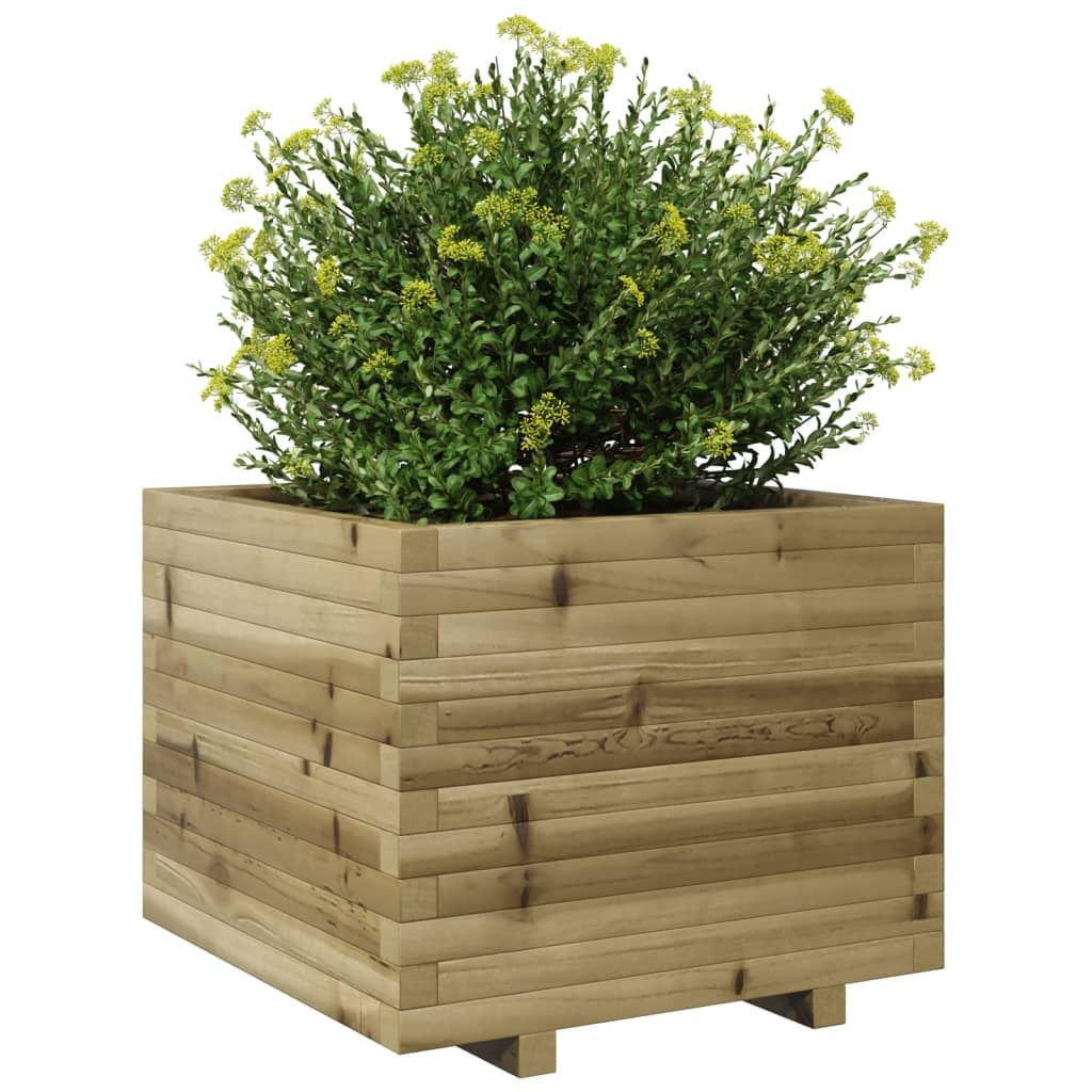 Garden Planter 60x60x49.5 cm Impregnated Wood Pine