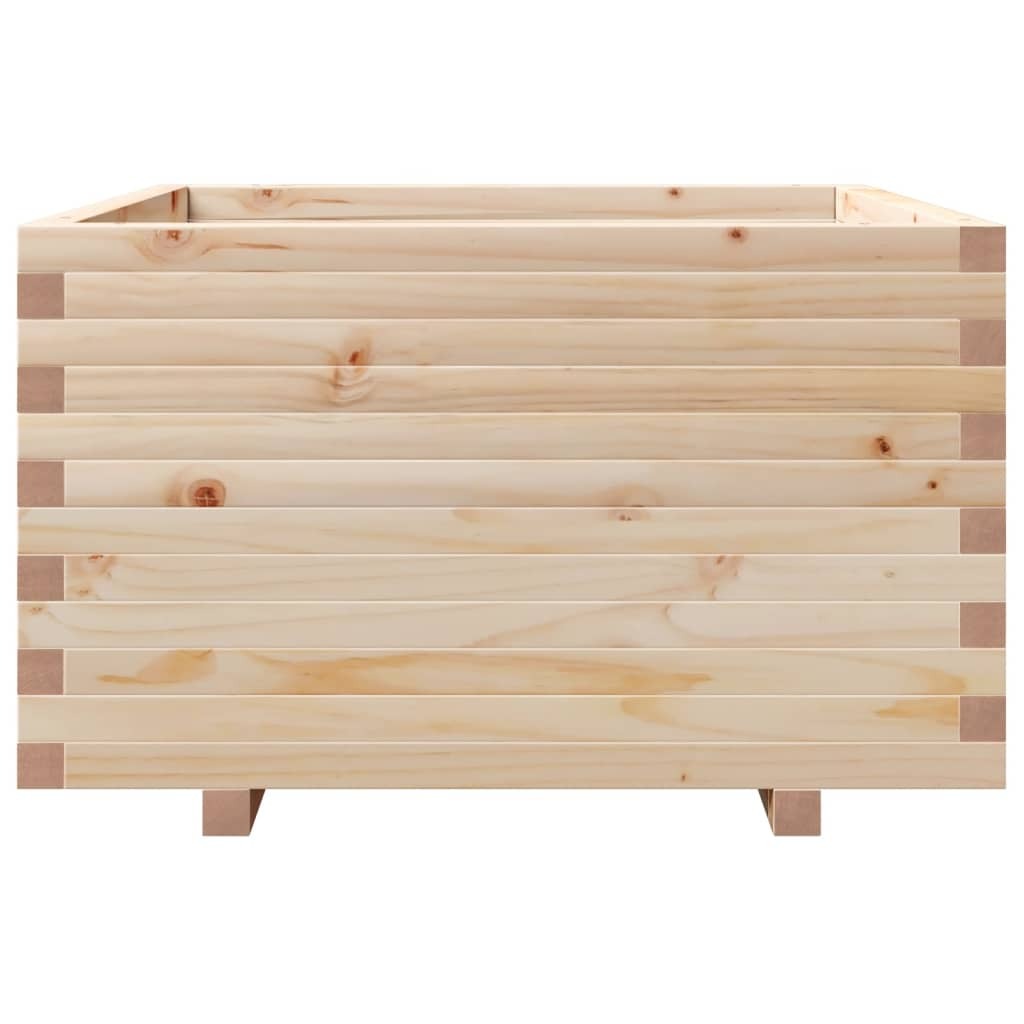 Garden Planter 80x80x49.5 cm Solid Wood Pine
