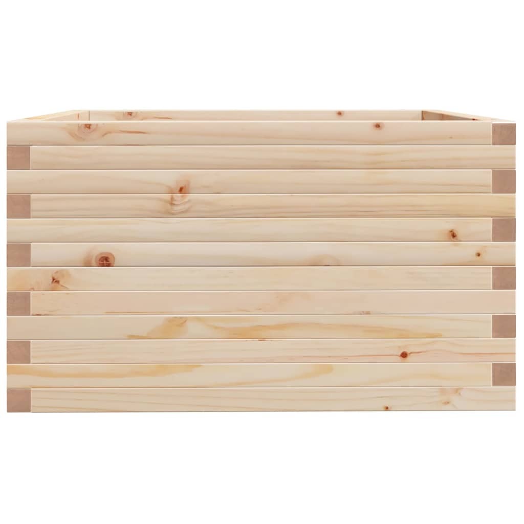 Garden Planter 80x80x49.5 cm Solid Wood Pine