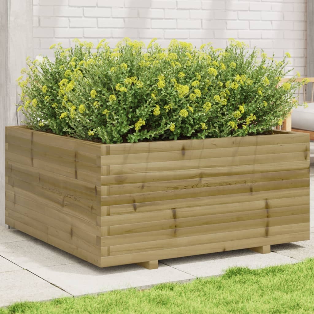 Garden Planter 100x100x49.5 cm Impregnated Wood Pine