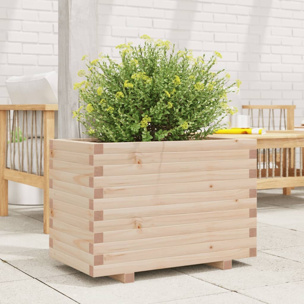 Garden Planter 70x40x49.5 cm Solid Wood Pine
