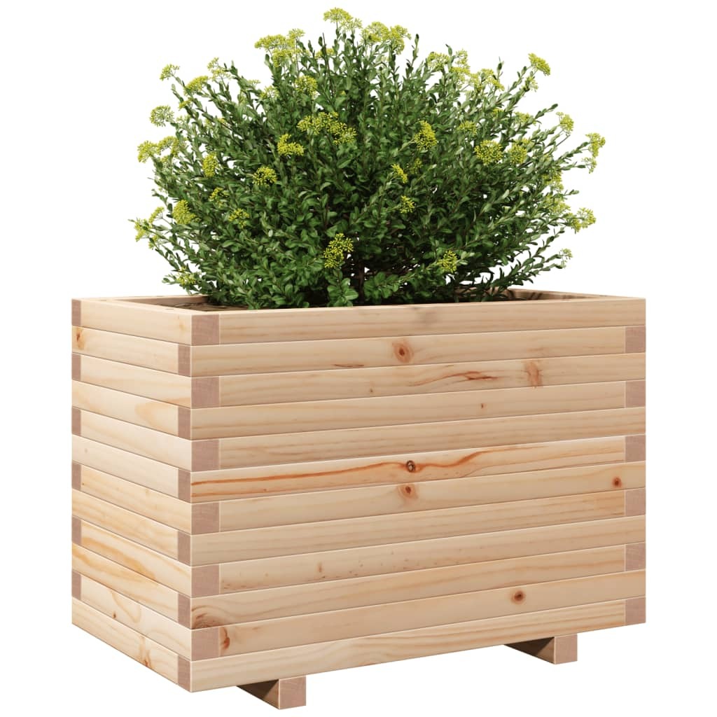 Garden Planter 70x40x49.5 cm Solid Wood Pine