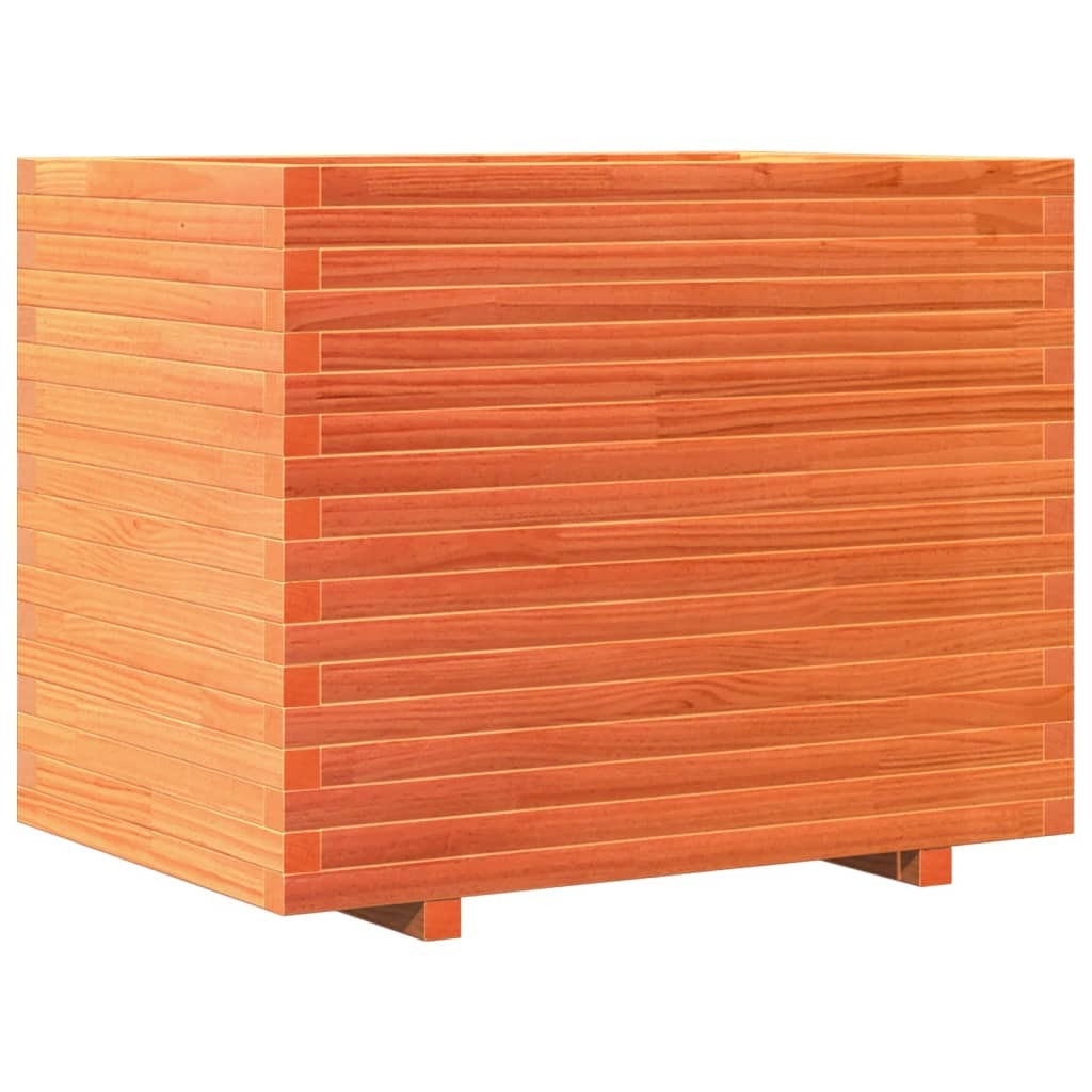 Garden Planter Wax Brown 90x60x72.5 cm Solid Wood Pine