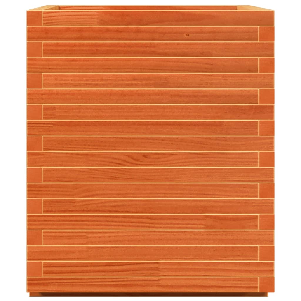 Garden Planter Wax Brown 90x60x72.5 cm Solid Wood Pine