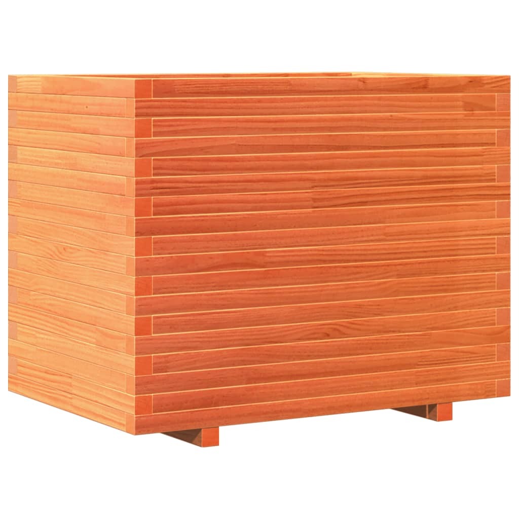 Garden Planter Wax Brown 90x60x72.5 cm Solid Wood Pine