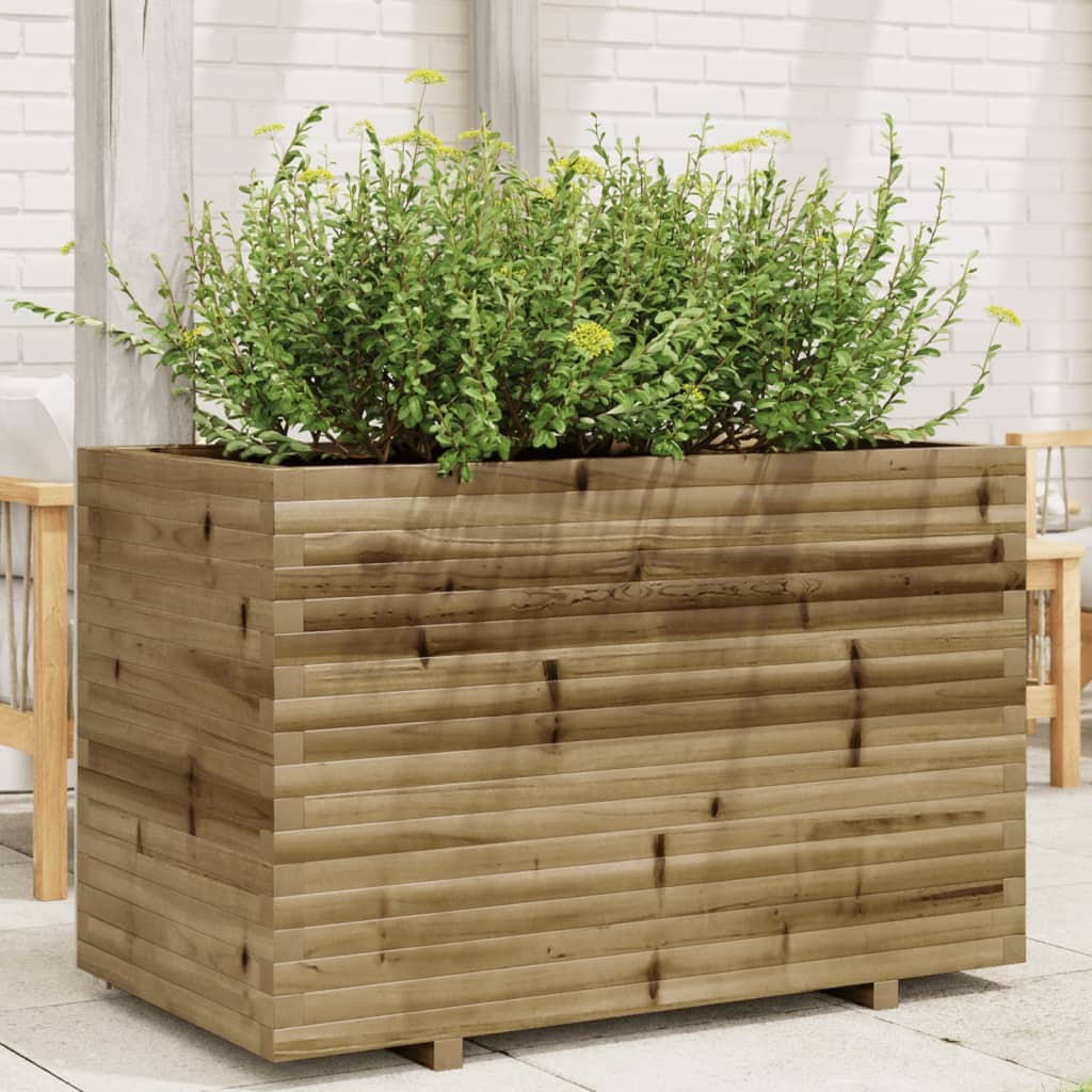 Garden Planter 110x60x72 cm Impregnated Wood Pine