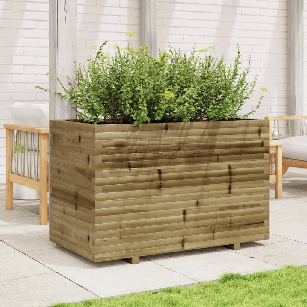 Garden Planter 110x60x72 cm Impregnated Wood Pine