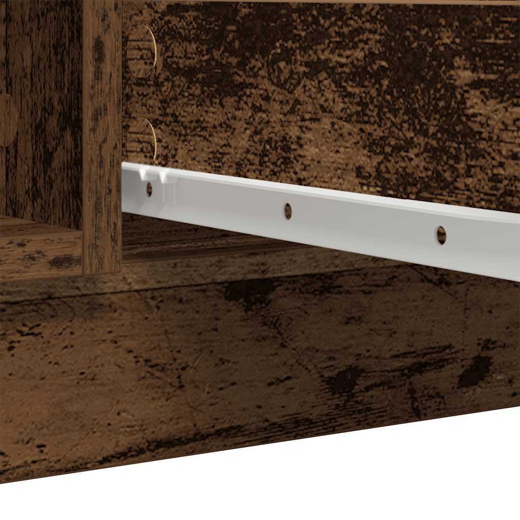 Sideboard with Drawers Old Wood 100.5x35x98.5 cm Engineered Wood