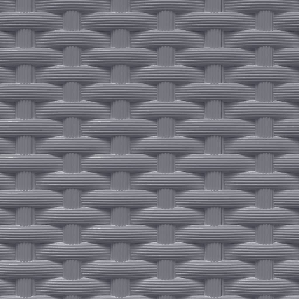 Planters 4 pcs Blue Grey 30x30x37 cm Polypropylene
