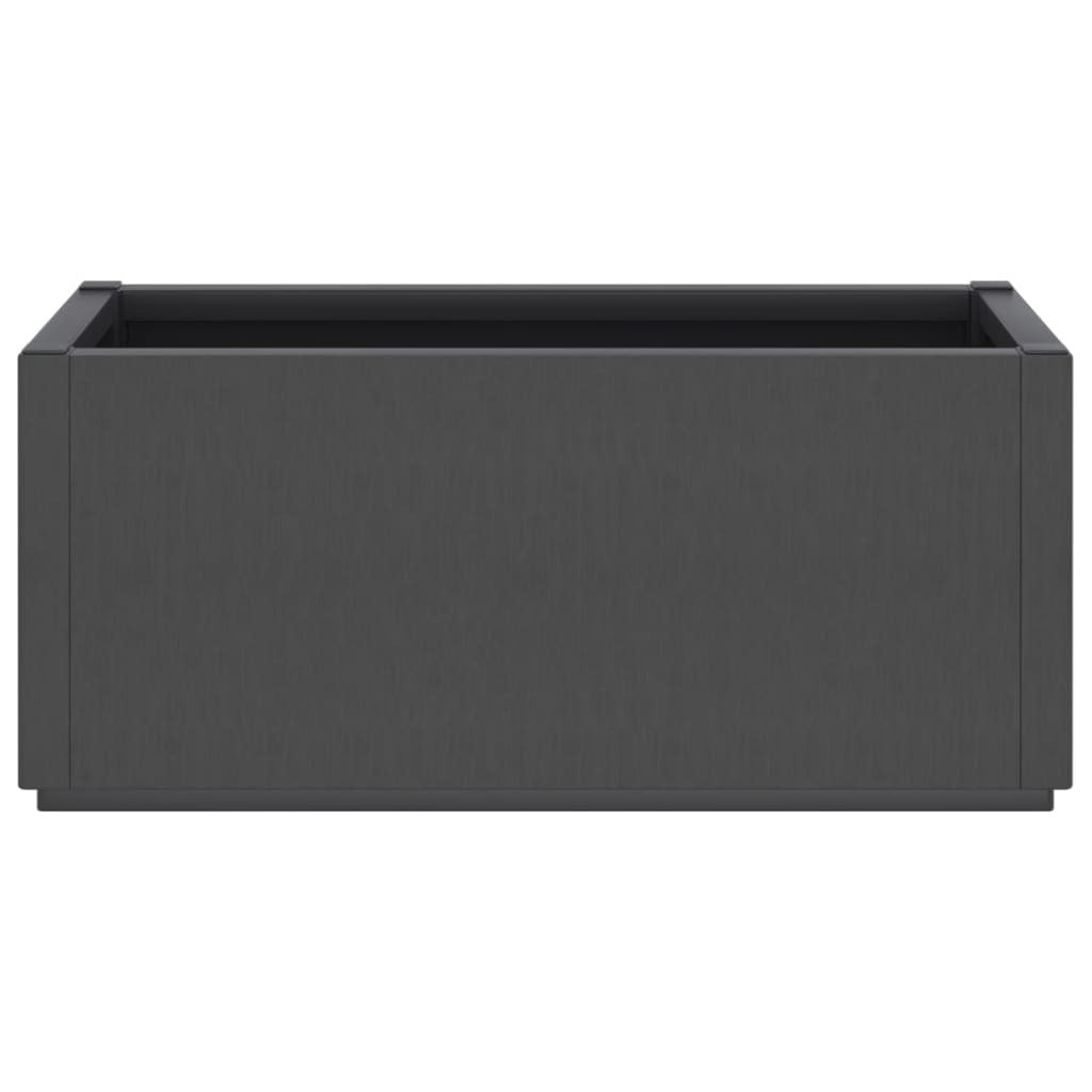 Garden Planter Dark Grey 80x36x35 cm PP