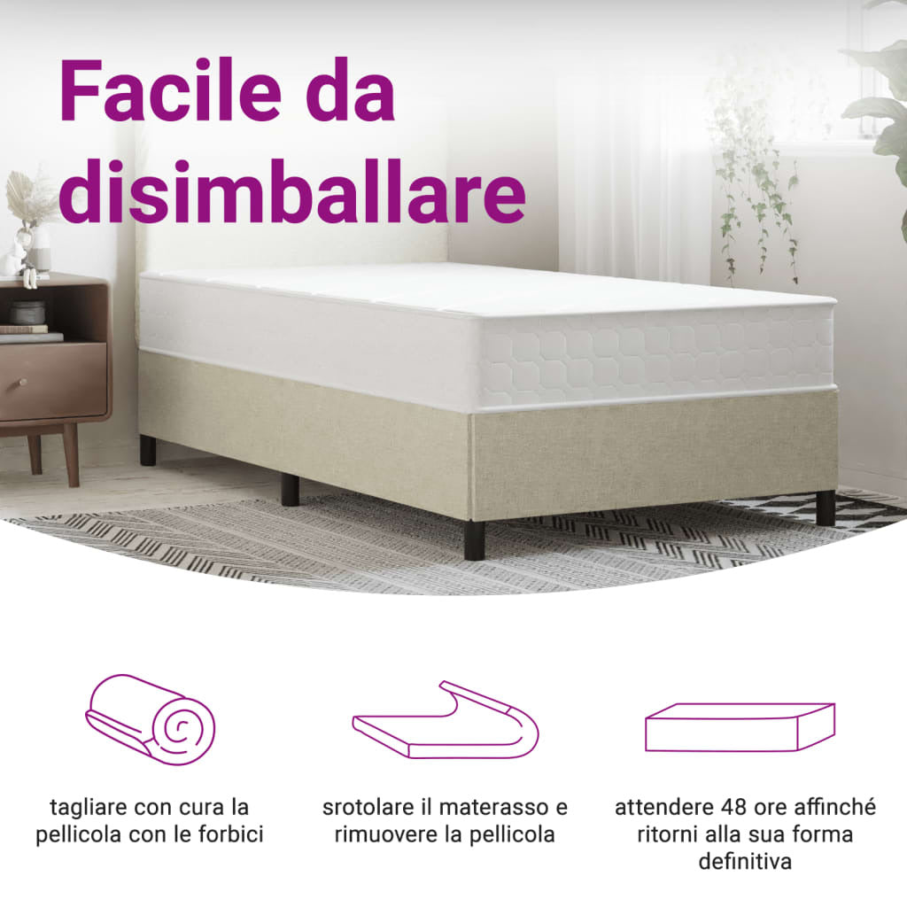 Pocket Spring Mattress Medium Firm 120x200 cm