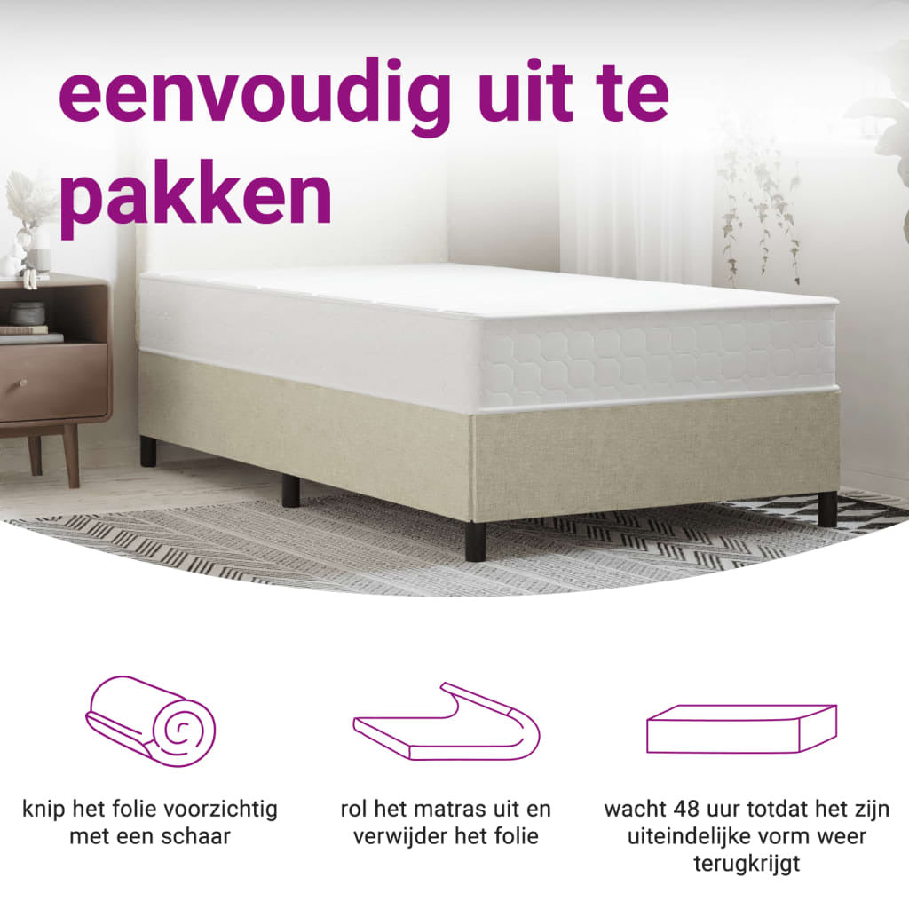 Pocket Spring Mattress Medium Firm 120x200 cm