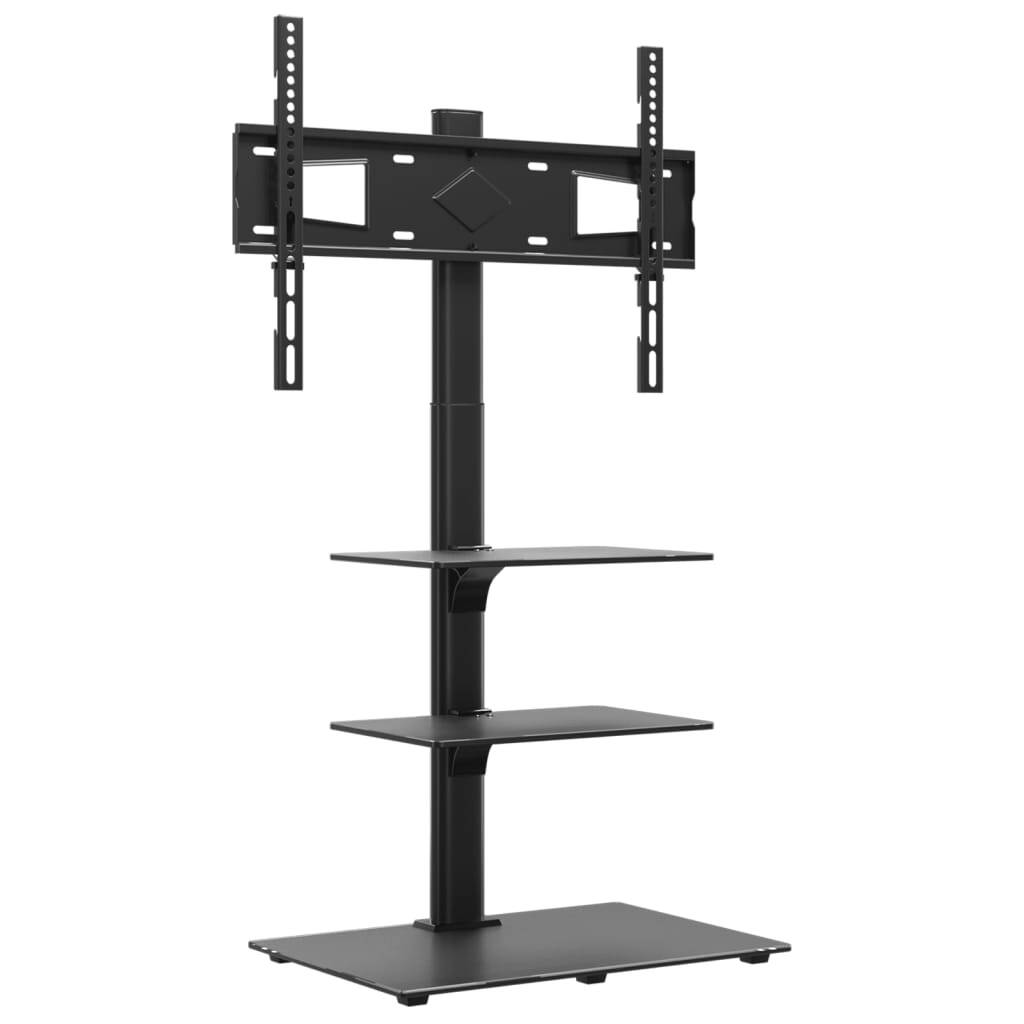Corner TV Stand 3-Tiers for 32-65 Inch Black