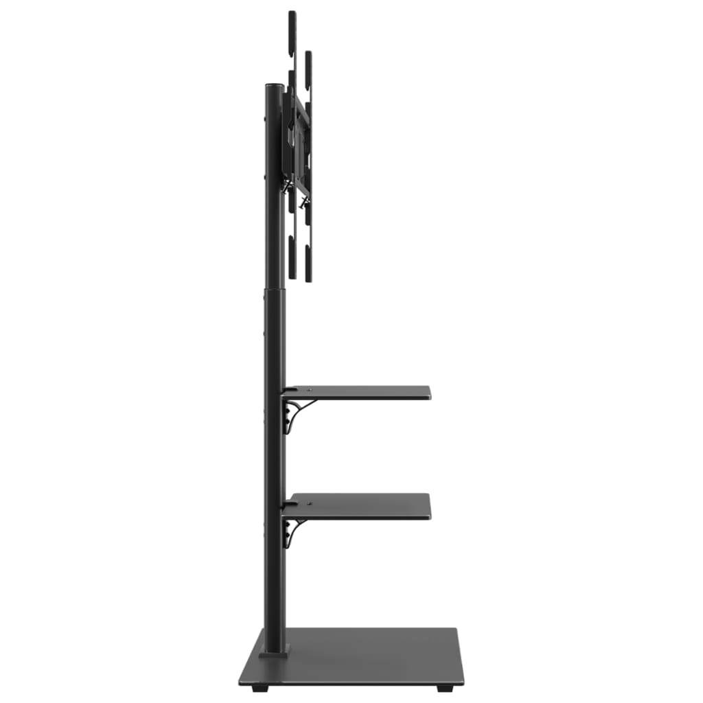Corner TV Stand 3-Tiers for 32-65 Inch Black
