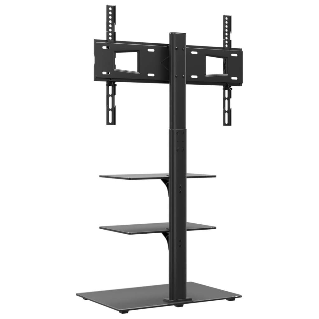 Corner TV Stand 3-Tiers for 32-65 Inch Black