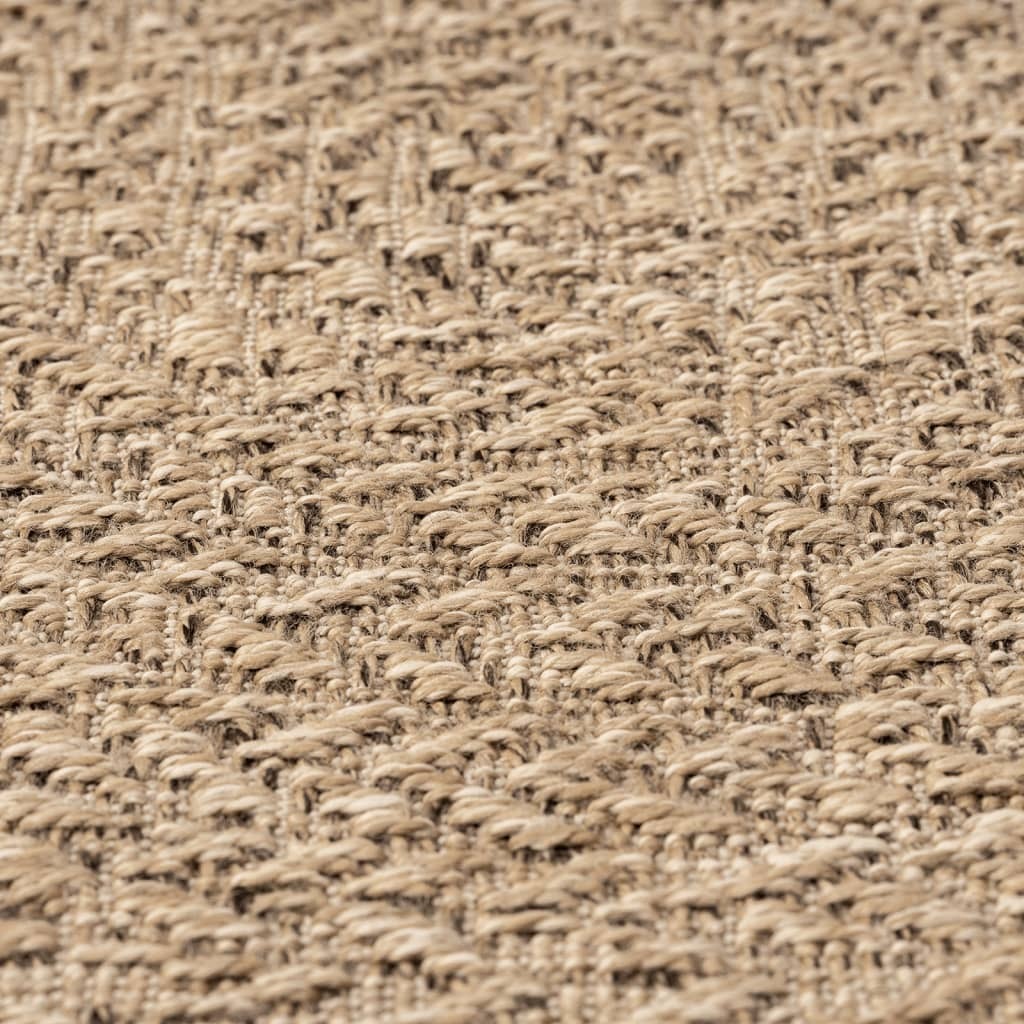 Rug ZIZUR 200 cm Jute Look Indoor and Outdoor