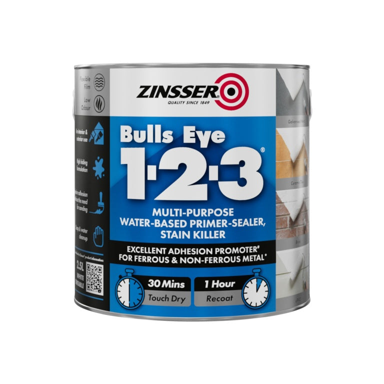 Zinsser Bullseye 1-2-3 Deep Tint Primer 1L
