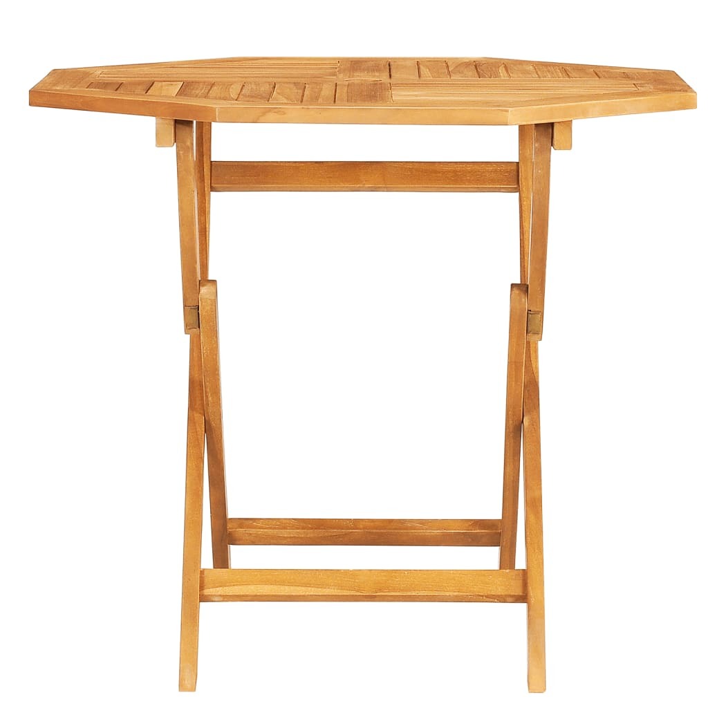Folding Garden Table 85x85x76 cm Solid Teak Wood