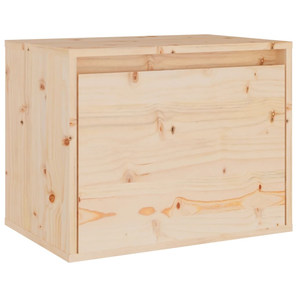 Wall Cabinet 45x30x35 cm Solid Pinewood