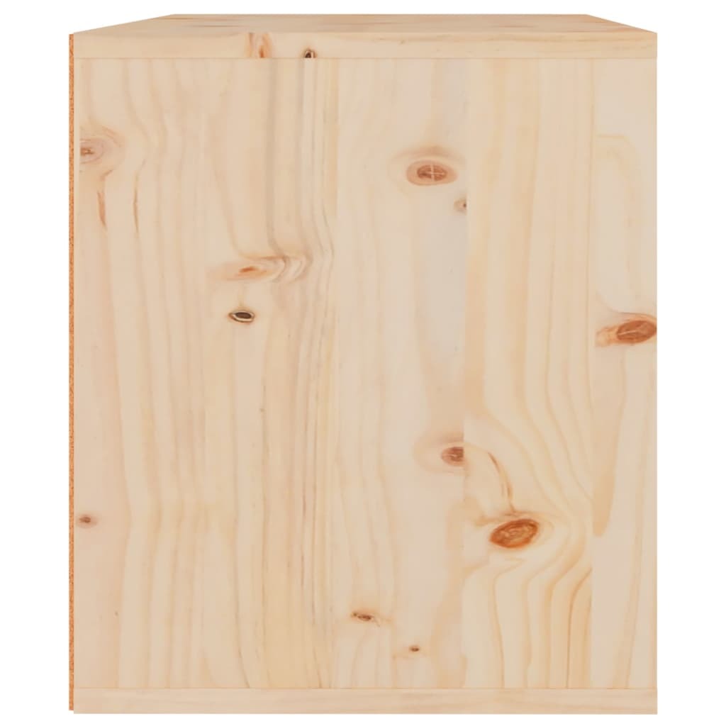 Wall Cabinet 45x30x35 cm Solid Pinewood