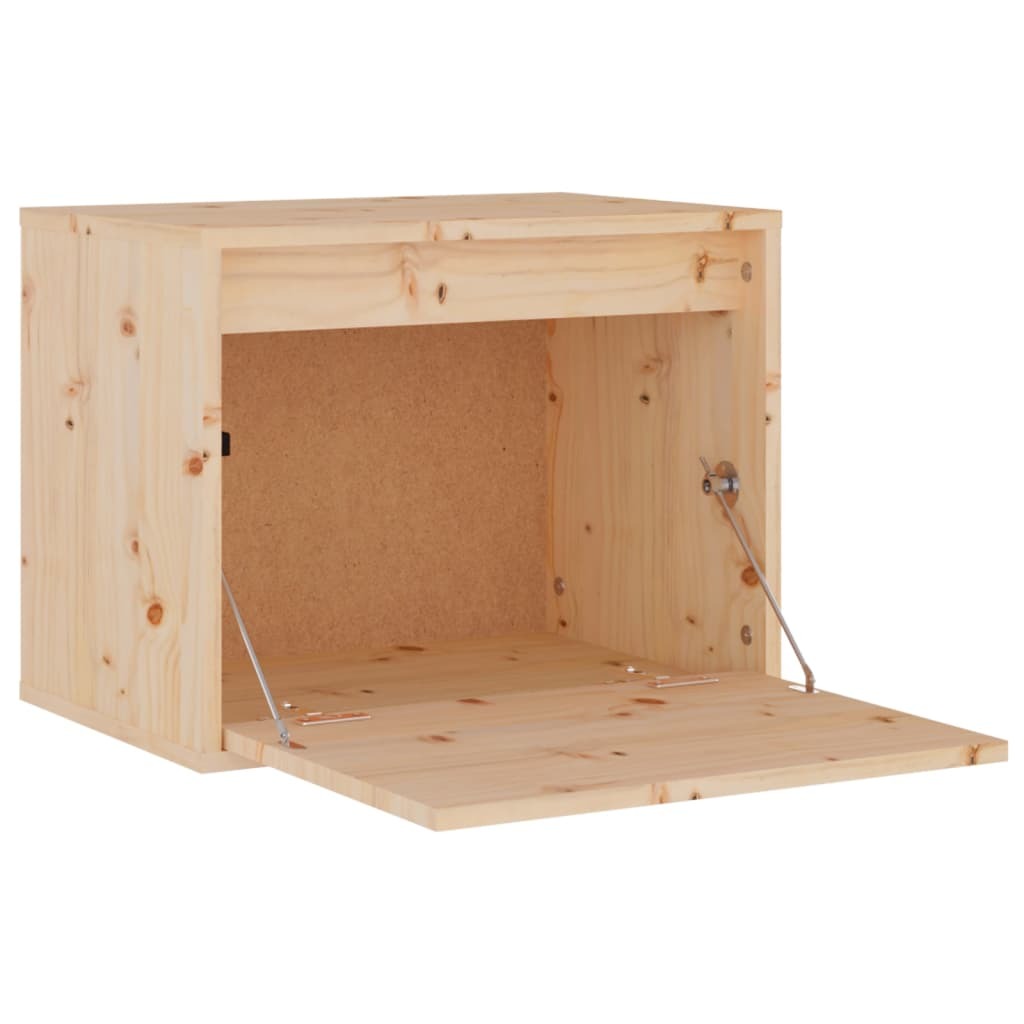 Wall Cabinet 45x30x35 cm Solid Pinewood