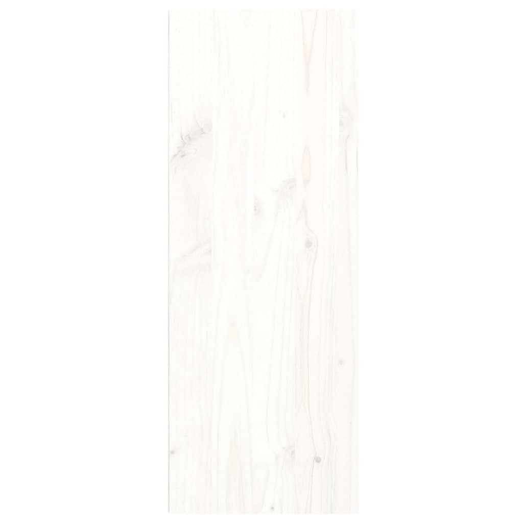 Wall Cabinets 2 pcs White 30x30x80 cm Solid Wood Pine