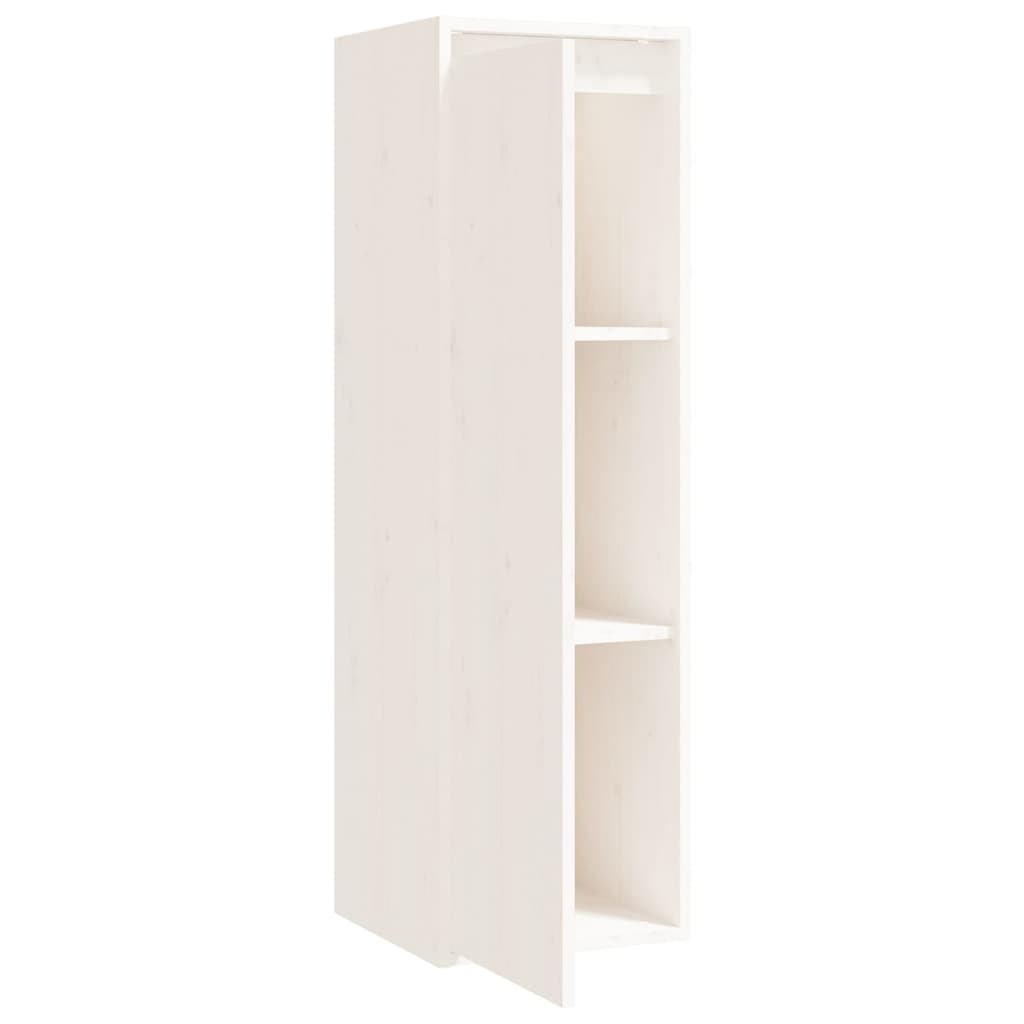 Wall Cabinets 2 pcs White 30x30x100 cm Solid Pinewood