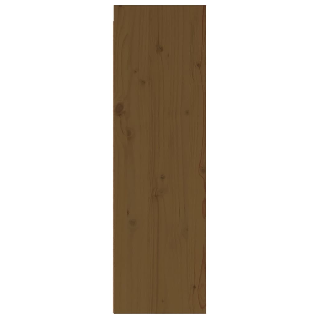 Wall Cabinets 2 pcs Honey Brown 30x30x100 cm Solid Pinewood